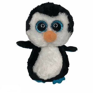 Ty Beanie Boos Waddles Penguin Glitter Eyes